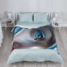 Coperta in flanella verticale 280g con affascinante motivo occhio