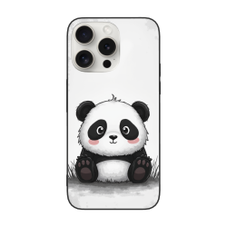 可爱熊猫手机壳 - iPhone 15 Pro/Pro Max 保护壳 | OKOMALL