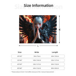 280g 수평 미스터리 소녀 패턴 플란넬 담요