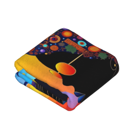 Couverture en flanelle verticale 280g (Style féminin unique - Motif imprimé)