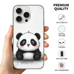 可愛熊貓手機殼 - iPhone 15 Pro/Pro Max 保護殼 | OKOMALL
