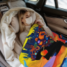 Coperta in flanella verticale 280g (Stile femminile unico - Disegno stampato)
