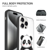 可爱熊猫手机壳 - iPhone 15 Pro/Pro Max 保护壳 | OKOMALL