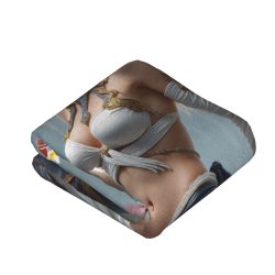 Couverture en flanelle verticale 280g avec impression Beauté à l'Épée
