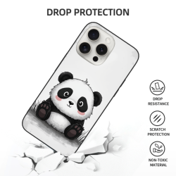 可爱熊猫手机壳 - iPhone 15 Pro/Pro Max 保护壳 | OKOMALL