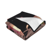Couverture en flanelle horizontale de 280g avec impression de fille anime