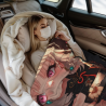 Coperta in flanella verticale 280g: Stampa di ragazza anime