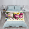 280g Vertikale Flanell-Decke mit Blumen-Teetassen-Muster