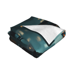 280g Horizontal Flannel Blanket: A Sci - Fi Charm Choice