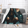 280g Horizontal Flannel Blanket: A Sci - Fi Charm Choice