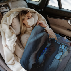 280g Vertical Full - width Single - side Printed Flannel Blanket