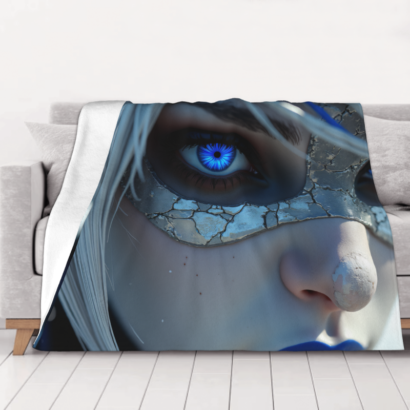 Couverture en flanelle horizontale 280g avec impression recto, le motif anime est super attrayant