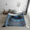 Couverture en flanelle horizontale 280g avec impression recto, le motif anime est super attrayant