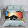 Couverture en flanelle verticale 280g (Impression thématique musicale)