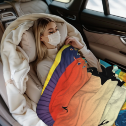 Coperta in flanella verticale 280g (Stampa tematica musicale)