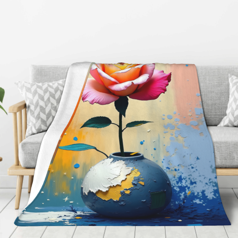 Coperta in flanella verticale 280g con stampa unilaterale
