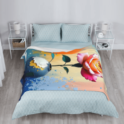 280g vertikale einseitig bedruckte Flanell-Decke
