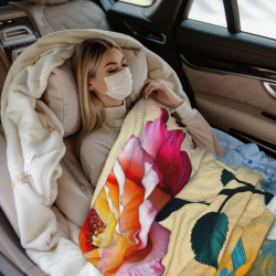 Coperta in flanella verticale 280g con stampa unilaterale
