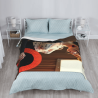 Coperta in flanella stile verticale 280g con stampa a tutta larghezza su un solo lato