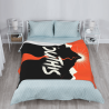 Couverture en flanelle verticale de 280g avec impression unilatérale pleine largeur, douce et confortable