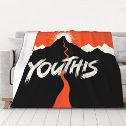 Manta de franela horizontal de 280g con estampado personalizado