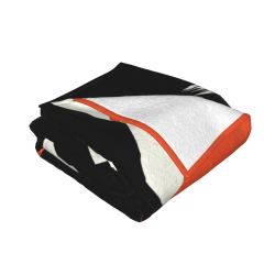 Couverture en flanelle imprimée personnalisée horizontale de 280g