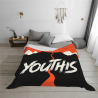 280g Horizontal Personalized Printed Flannel Blanket