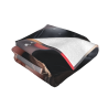 Couverture en flanelle 280g imprimée recto, douce et résistante aux plis