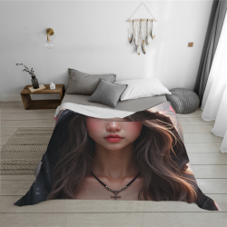 280g einseitig bedruckte Flanell-Decke, weich und knitterresistent