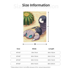 280g vertikale Flanell-Decke mit Cartoon-Skorpion-Muster