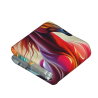 Coperta in flanella verticale 280g con stampa cavallo al galoppo