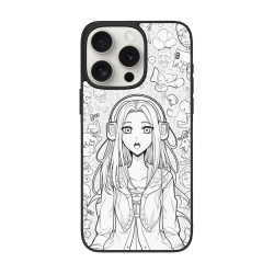 iPhone 15/15 Pro/15 Pro Max 少女风手机壳 - OKOMALL
