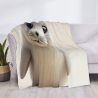 280g horizontale einseitig bedruckte Flanell-Decke (Robben-Muster)