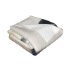Manta de franela horizontal de 280g con estampado de pingüino adorable