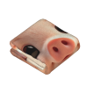 280g Vertical Flannel Blanket with Adorable Pig Design