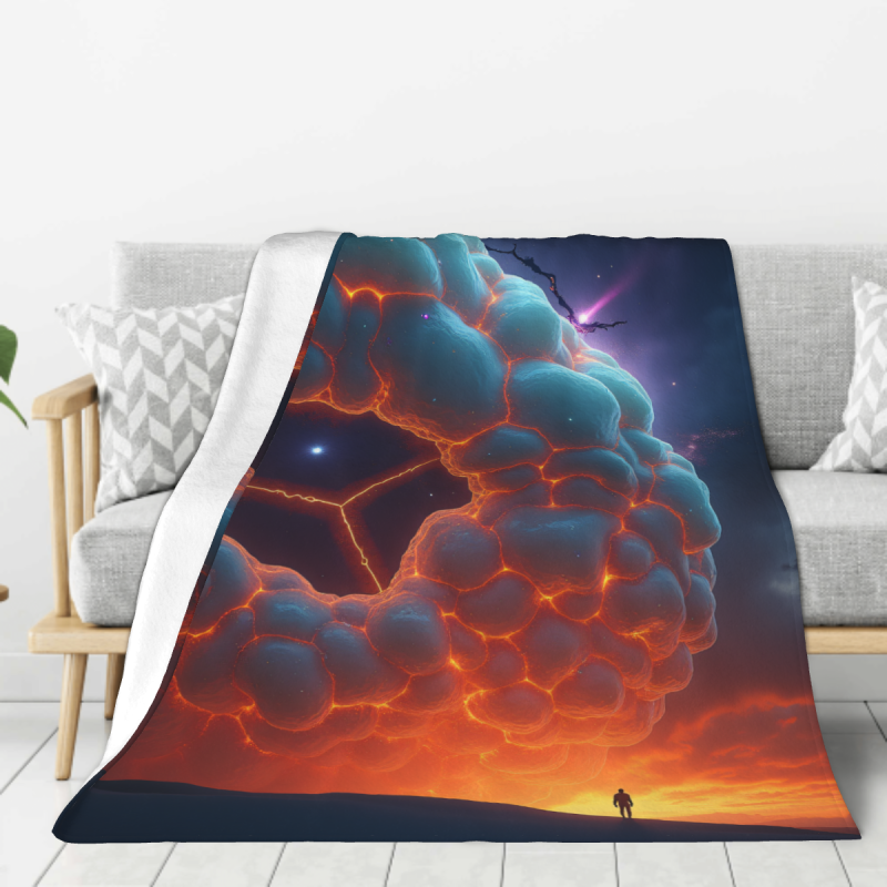 280g vertikale Flanell-Decke mit vollflächigem einseitigem Fantasy-Muster 280g vertikale Flanell-Decke mit vollflächigem einseitigem Fantasy-Muster