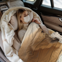 Coperta in pile con motivo Capibara 280g - Una scelta di comfort e calore