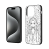 iPhone 15/15 Pro/15 Pro Max 少女风手机壳 - OKOMALL