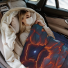 Coperta in flanella orizzontale 280g (Versione motivo cosmico)