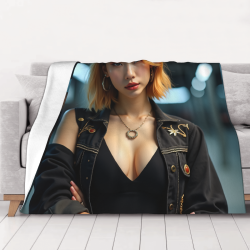 280g horizontale Flanell-Decke mit exquisitem Schönheitsmuster