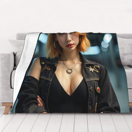 280g horizontale Flanell-Decke mit exquisitem Schönheitsmuster
