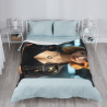 280g Vertical - style Single - side Printed Comfortable Flannel Blanket