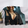 280g horizontale Flanell-Decke mit exquisitem Schönheitsmuster