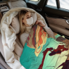 Coperta in flanella verticale 280g con stampa su un lato fantascientifica