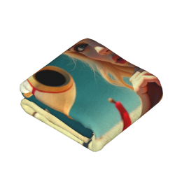280g Vertical Single - sided Printed Flannel Blanket