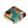 Couverture en flanelle verticale 280g avec impression recto
