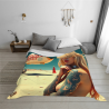280g Flanell-Decke mit einseitigem Druck, eine bequeme und warme Wahl
