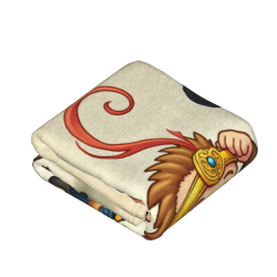 Coperta in flanella verticale 280g con adorabili motivi a cartoni animati