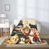 Coperta in flanella verticale 280g con adorabili motivi a cartoni animati