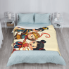 Coperta in flanella verticale 280g con adorabili motivi a cartoni animati